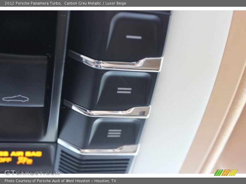 Carbon Grey Metallic / Luxor Beige 2012 Porsche Panamera Turbo