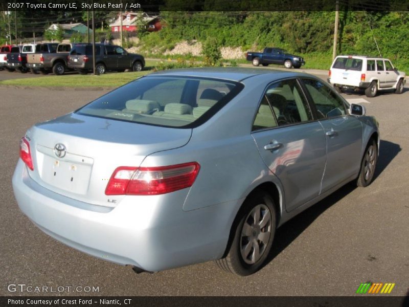 Sky Blue Pearl / Ash 2007 Toyota Camry LE