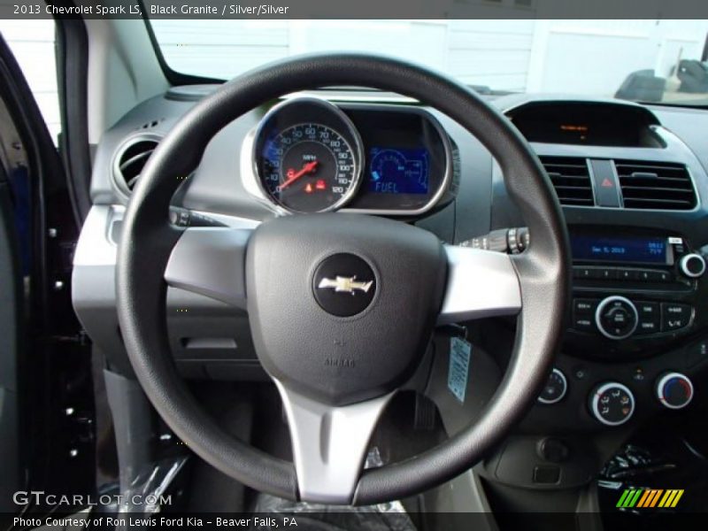 Black Granite / Silver/Silver 2013 Chevrolet Spark LS