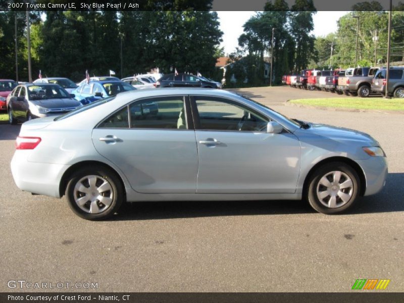 Sky Blue Pearl / Ash 2007 Toyota Camry LE