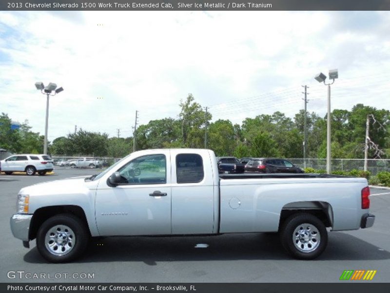  2013 Silverado 1500 Work Truck Extended Cab Silver Ice Metallic