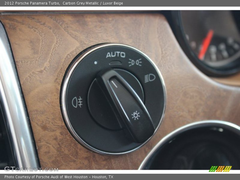 Carbon Grey Metallic / Luxor Beige 2012 Porsche Panamera Turbo