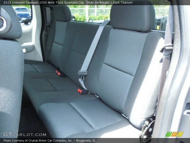 Rear Seat of 2013 Silverado 1500 Work Truck Extended Cab