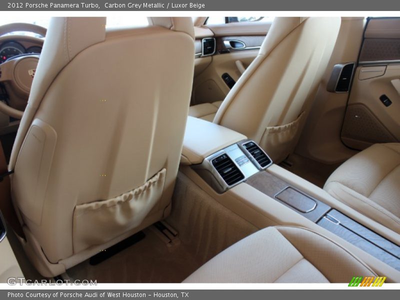 Carbon Grey Metallic / Luxor Beige 2012 Porsche Panamera Turbo