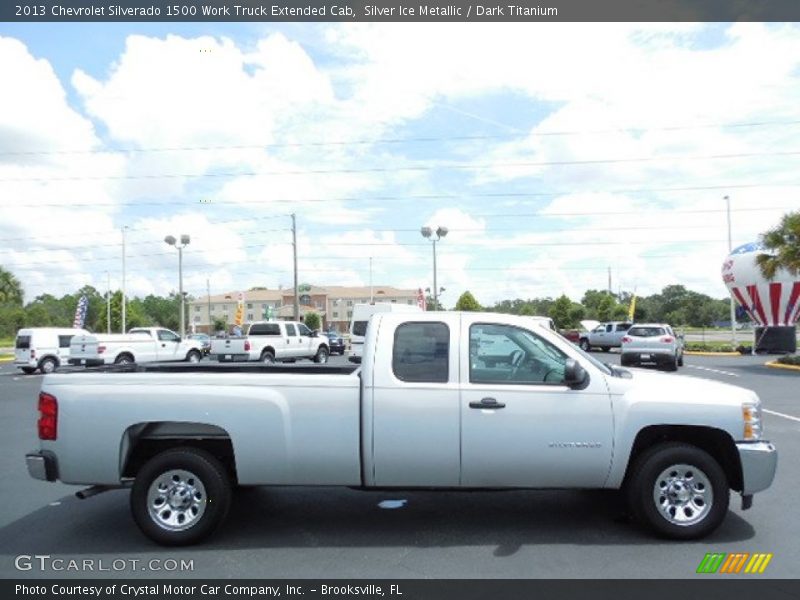  2013 Silverado 1500 Work Truck Extended Cab Silver Ice Metallic