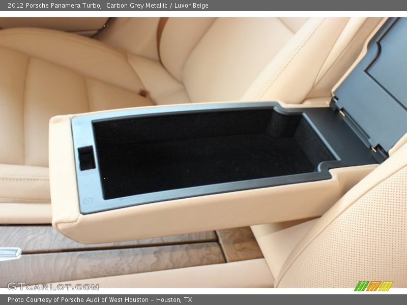 Carbon Grey Metallic / Luxor Beige 2012 Porsche Panamera Turbo