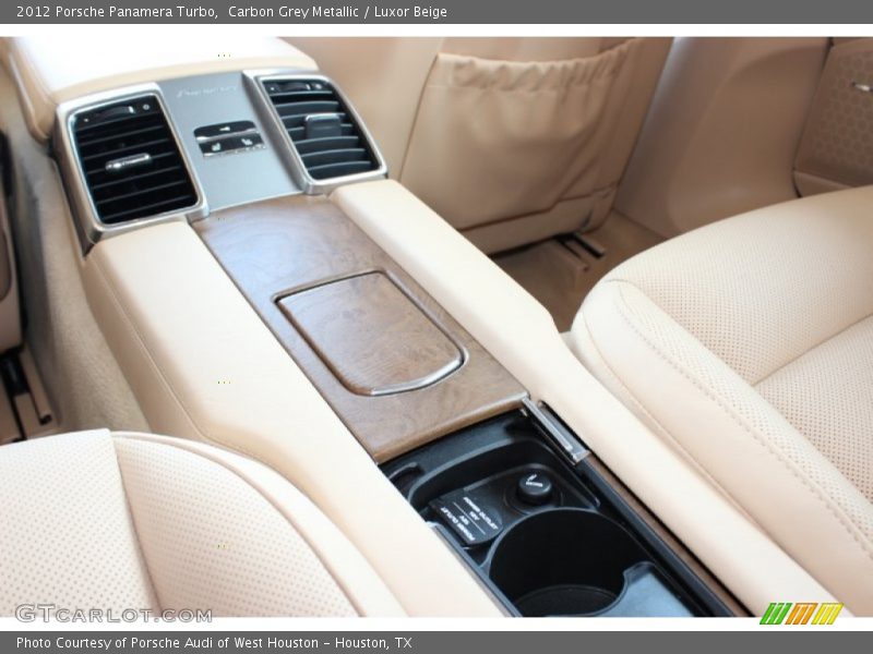 Carbon Grey Metallic / Luxor Beige 2012 Porsche Panamera Turbo