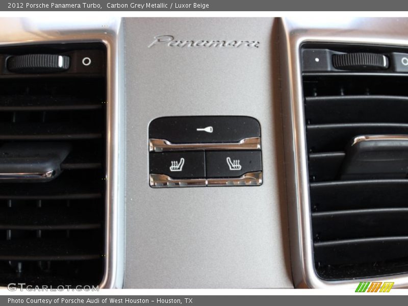 Carbon Grey Metallic / Luxor Beige 2012 Porsche Panamera Turbo