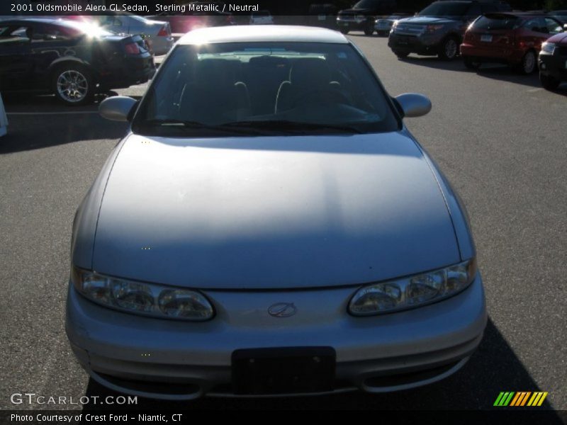 Sterling Metallic / Neutral 2001 Oldsmobile Alero GL Sedan