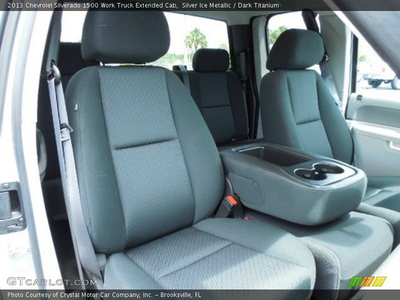 Front Seat of 2013 Silverado 1500 Work Truck Extended Cab