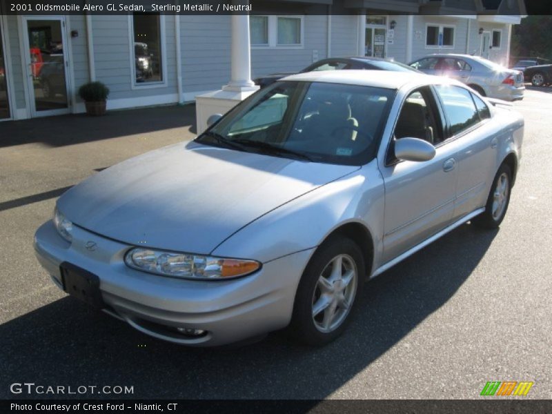 Sterling Metallic / Neutral 2001 Oldsmobile Alero GL Sedan