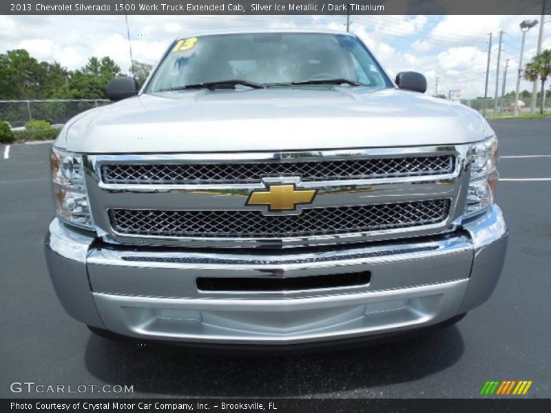  2013 Silverado 1500 Work Truck Extended Cab Silver Ice Metallic