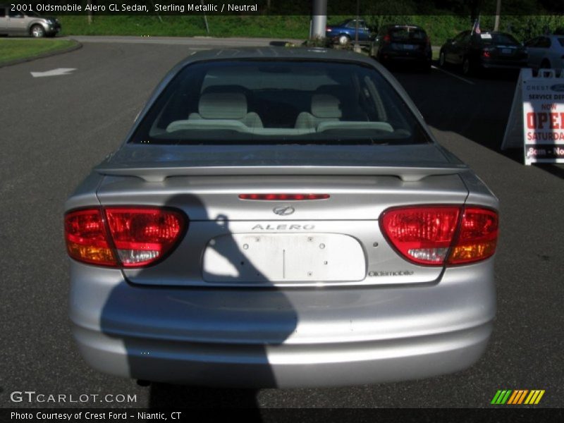 Sterling Metallic / Neutral 2001 Oldsmobile Alero GL Sedan