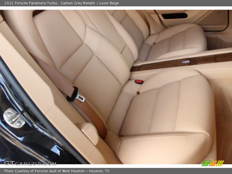 Carbon Grey Metallic / Luxor Beige 2012 Porsche Panamera Turbo