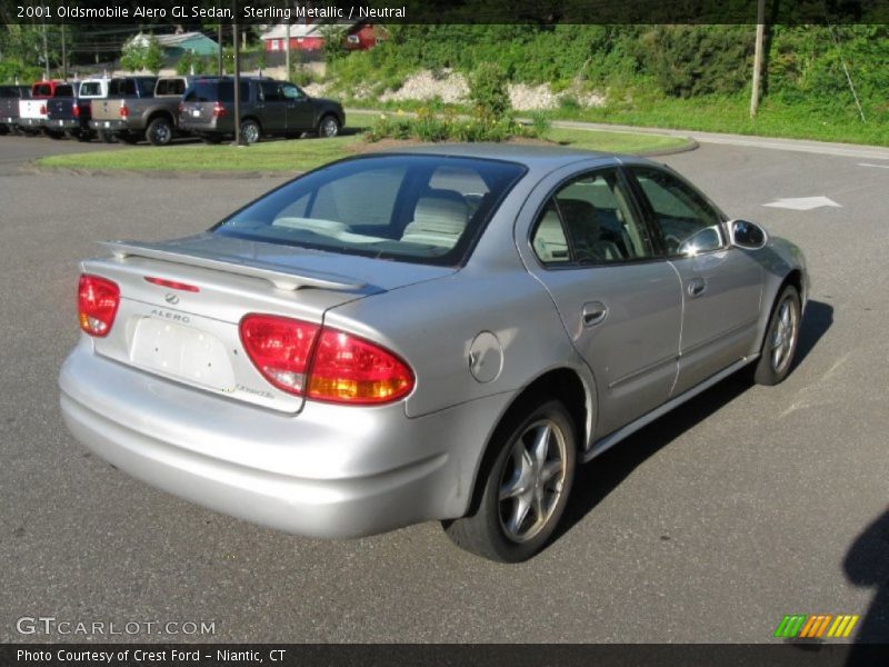 Sterling Metallic / Neutral 2001 Oldsmobile Alero GL Sedan