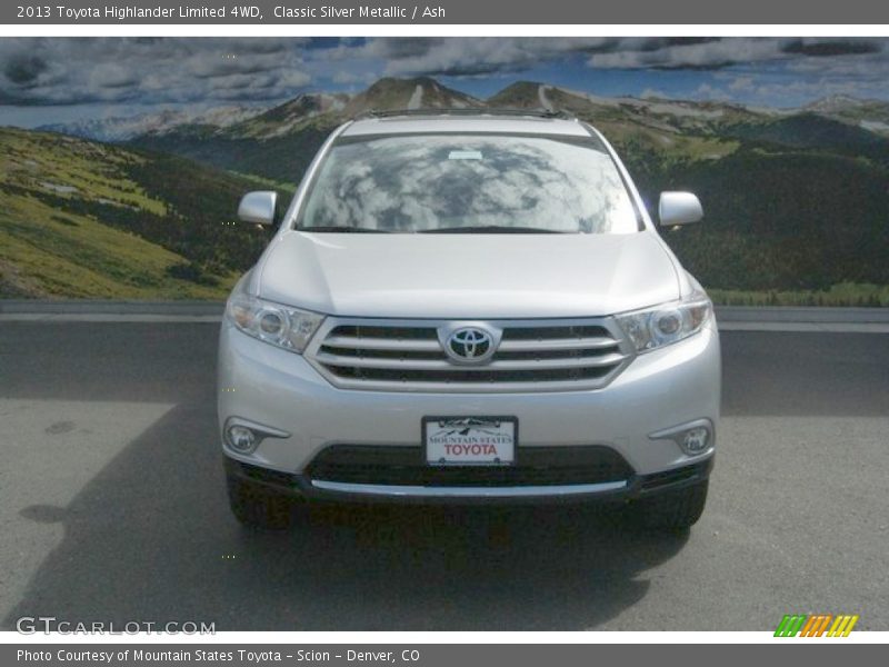 Classic Silver Metallic / Ash 2013 Toyota Highlander Limited 4WD