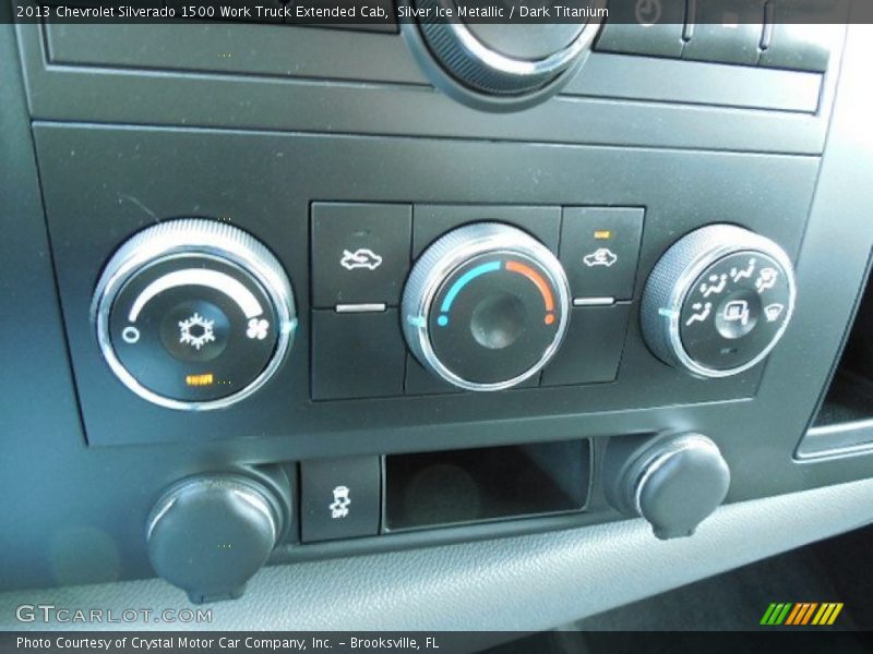 Controls of 2013 Silverado 1500 Work Truck Extended Cab