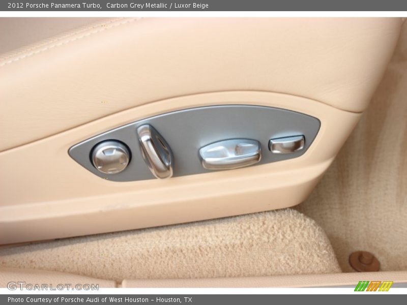Carbon Grey Metallic / Luxor Beige 2012 Porsche Panamera Turbo