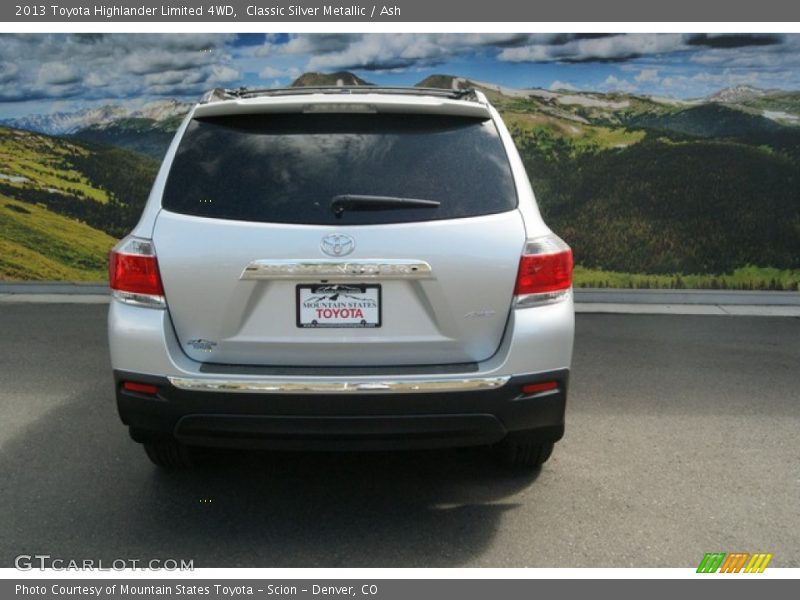 Classic Silver Metallic / Ash 2013 Toyota Highlander Limited 4WD