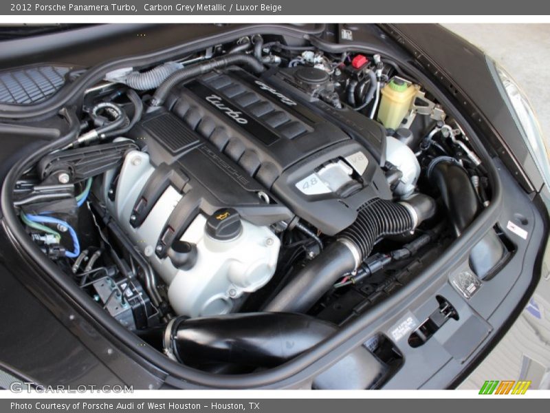 Carbon Grey Metallic / Luxor Beige 2012 Porsche Panamera Turbo