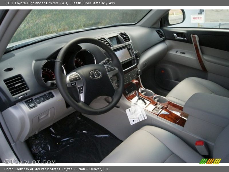 Classic Silver Metallic / Ash 2013 Toyota Highlander Limited 4WD