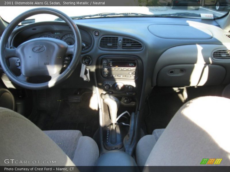 Sterling Metallic / Neutral 2001 Oldsmobile Alero GL Sedan