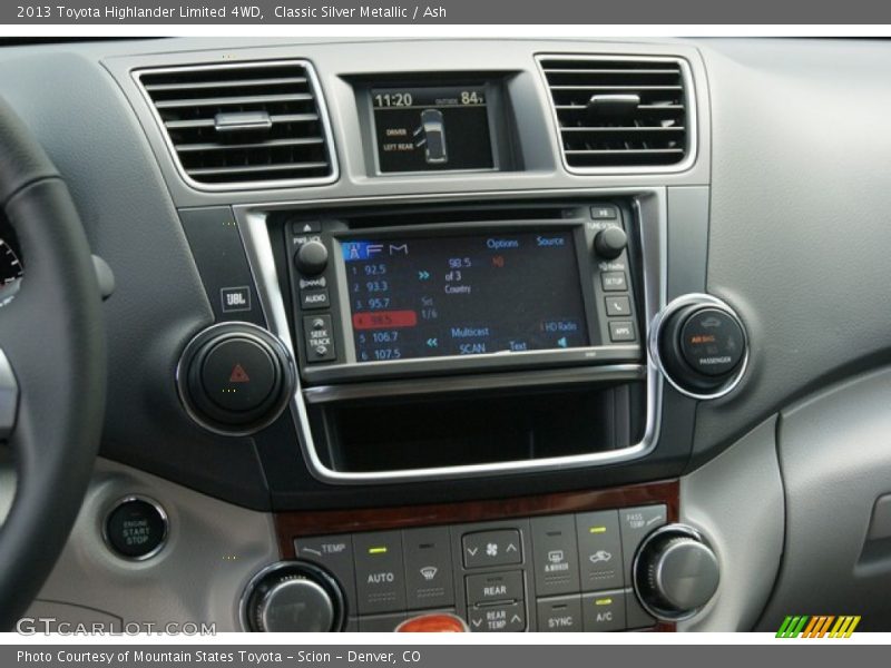 Classic Silver Metallic / Ash 2013 Toyota Highlander Limited 4WD