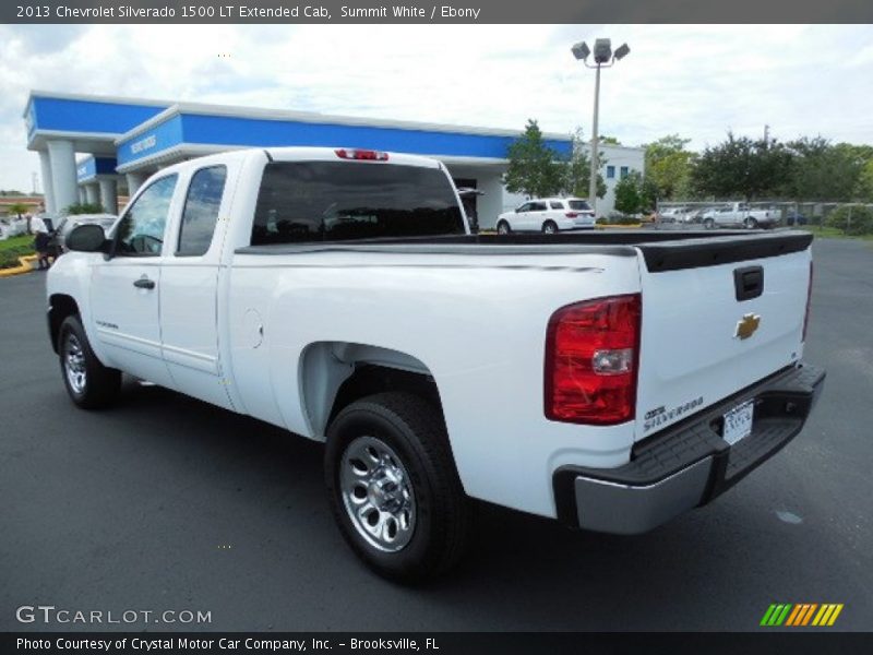 Summit White / Ebony 2013 Chevrolet Silverado 1500 LT Extended Cab