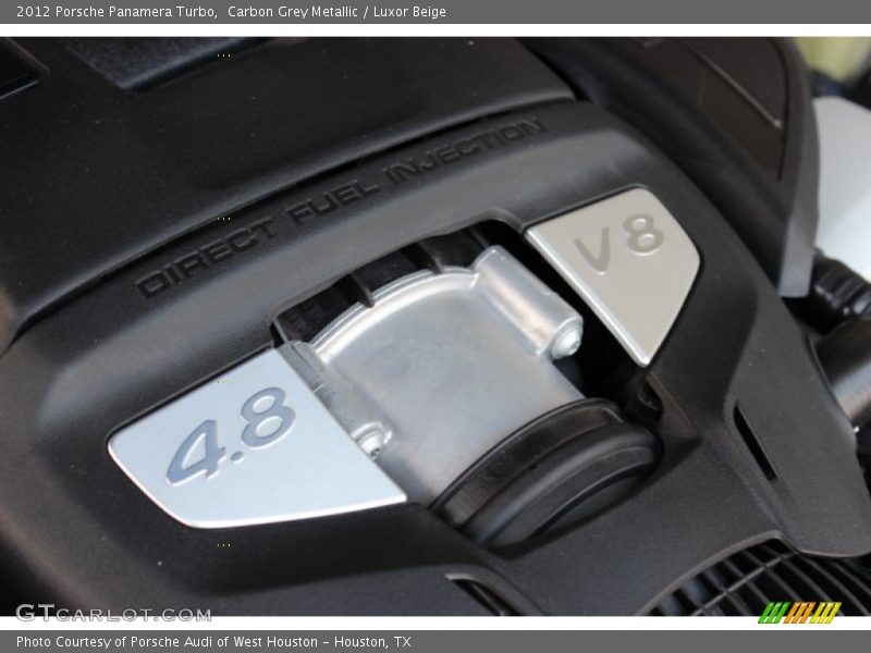 Carbon Grey Metallic / Luxor Beige 2012 Porsche Panamera Turbo