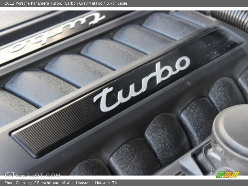 Carbon Grey Metallic / Luxor Beige 2012 Porsche Panamera Turbo