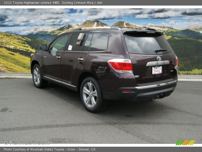 Sizzling Crimson Mica / Ash 2013 Toyota Highlander Limited 4WD