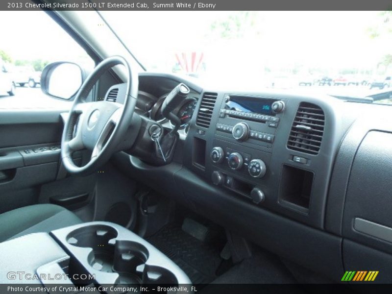 Summit White / Ebony 2013 Chevrolet Silverado 1500 LT Extended Cab