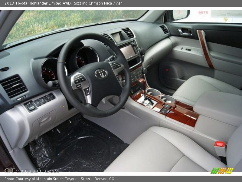 Sizzling Crimson Mica / Ash 2013 Toyota Highlander Limited 4WD