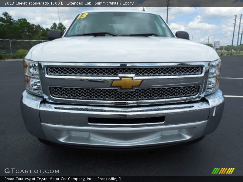 Summit White / Ebony 2013 Chevrolet Silverado 1500 LT Extended Cab