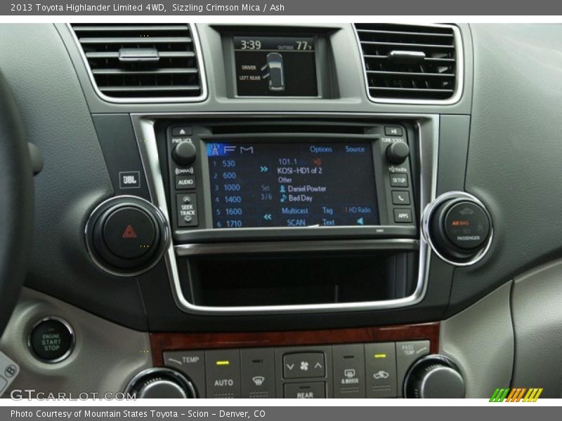 Sizzling Crimson Mica / Ash 2013 Toyota Highlander Limited 4WD
