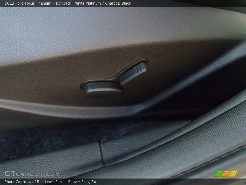 White Platinum / Charcoal Black 2013 Ford Focus Titanium Hatchback