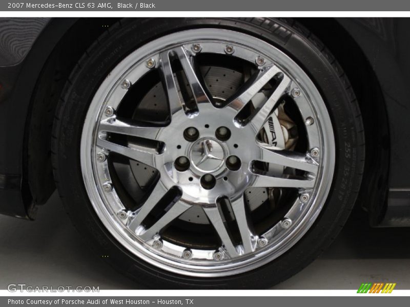 Black / Black 2007 Mercedes-Benz CLS 63 AMG