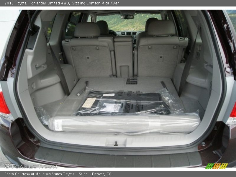 Sizzling Crimson Mica / Ash 2013 Toyota Highlander Limited 4WD