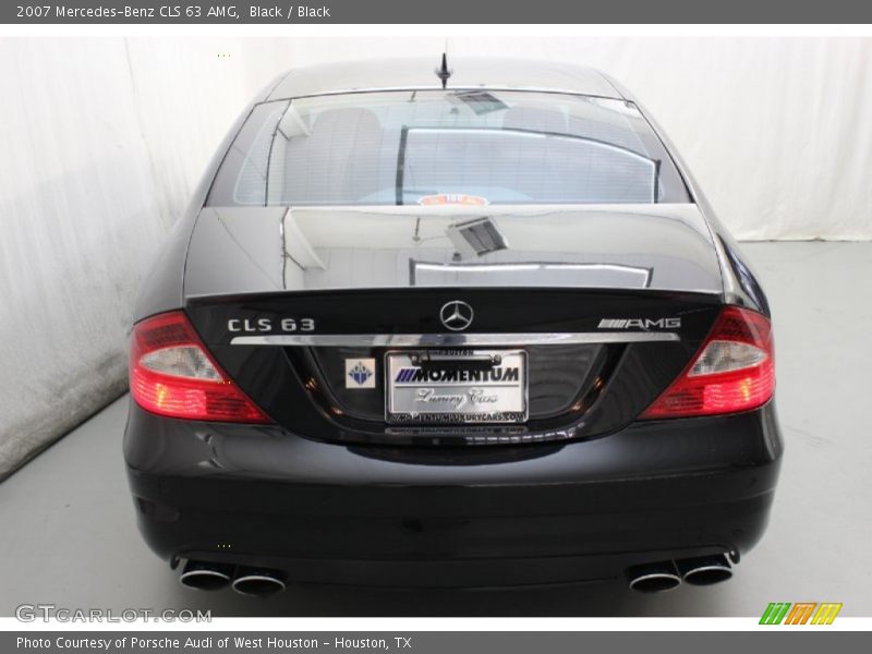 Black / Black 2007 Mercedes-Benz CLS 63 AMG