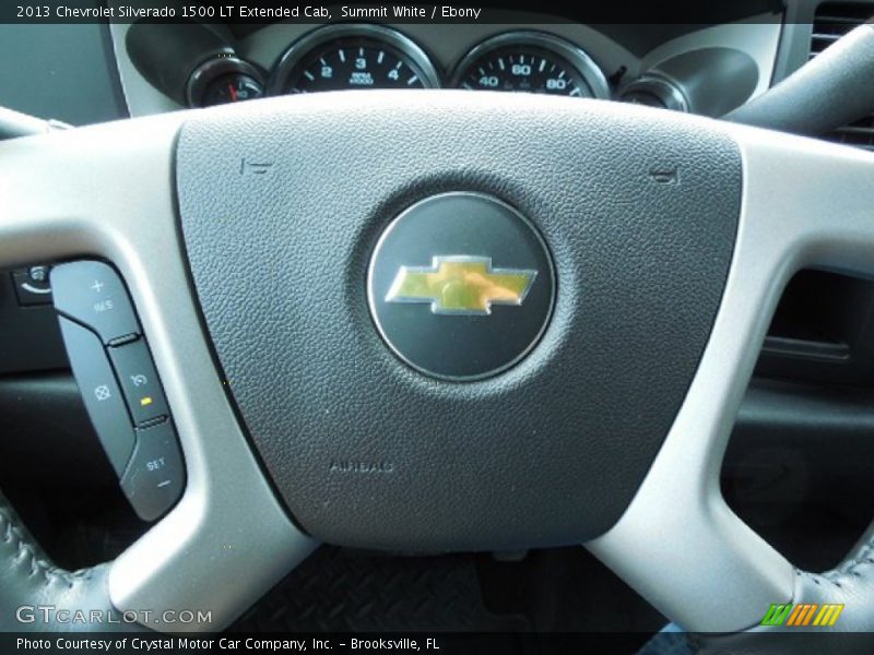 Summit White / Ebony 2013 Chevrolet Silverado 1500 LT Extended Cab