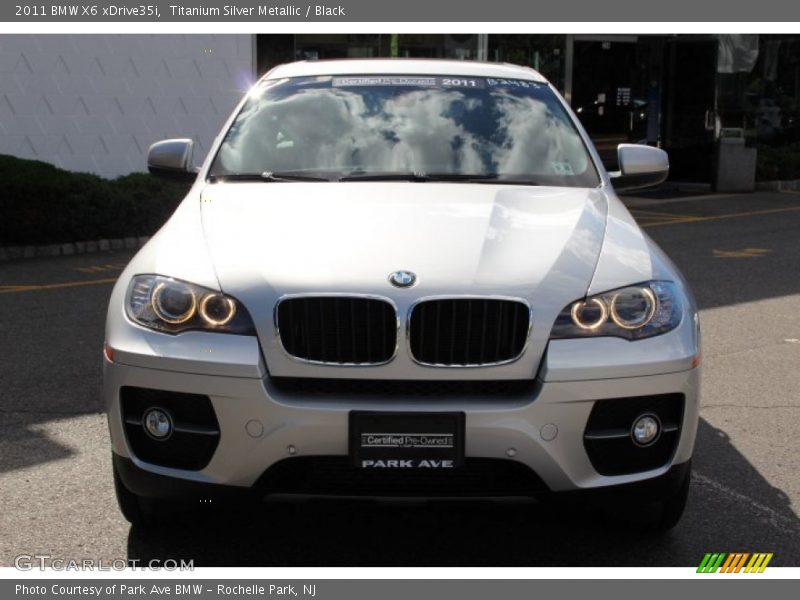 Titanium Silver Metallic / Black 2011 BMW X6 xDrive35i
