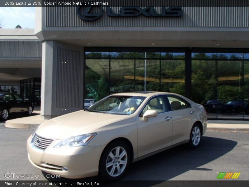 Golden Almond Metallic / Cashmere 2009 Lexus ES 350