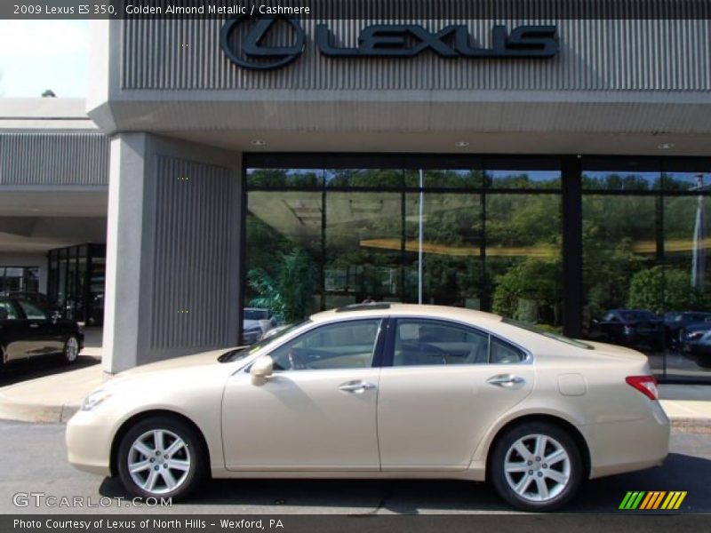 Golden Almond Metallic / Cashmere 2009 Lexus ES 350