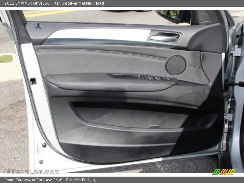 Titanium Silver Metallic / Black 2011 BMW X6 xDrive35i