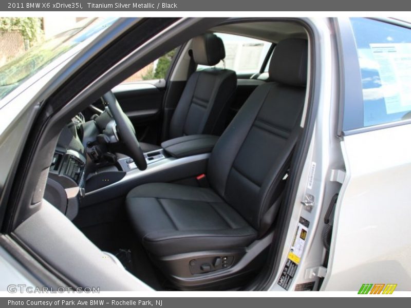 Titanium Silver Metallic / Black 2011 BMW X6 xDrive35i