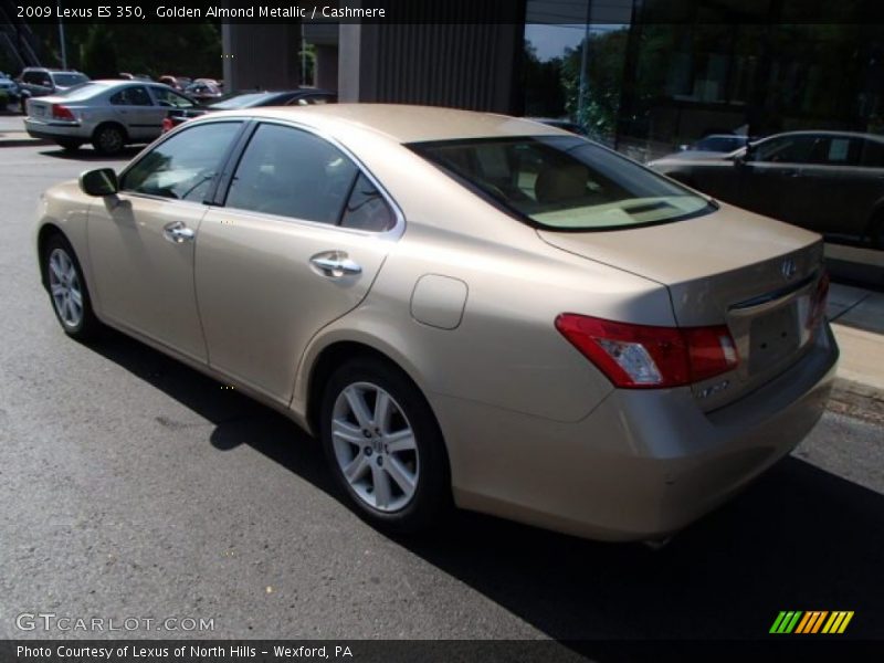 Golden Almond Metallic / Cashmere 2009 Lexus ES 350