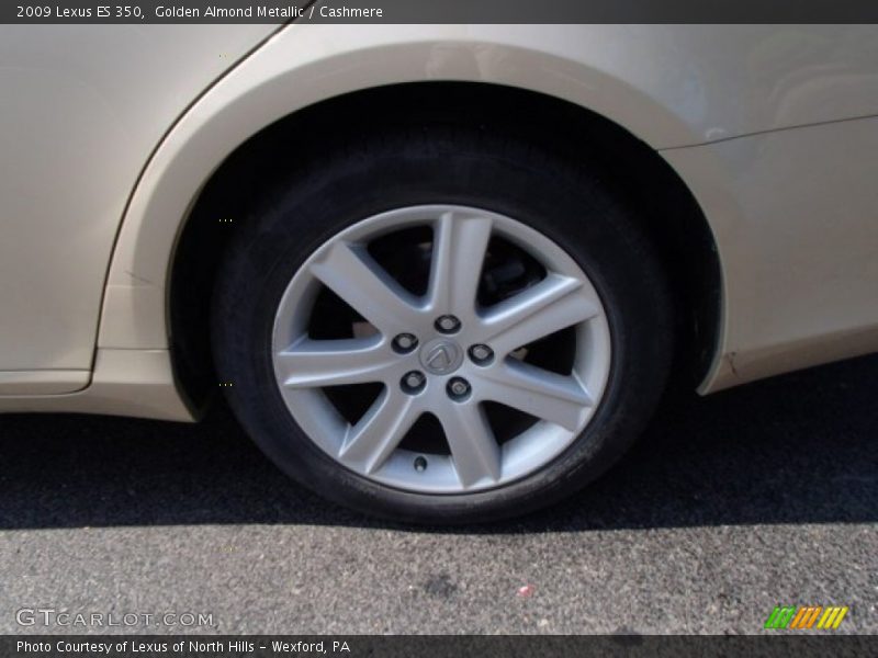 Golden Almond Metallic / Cashmere 2009 Lexus ES 350
