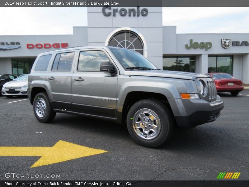 Bright Silver Metallic / Dark Slate Gray 2014 Jeep Patriot Sport