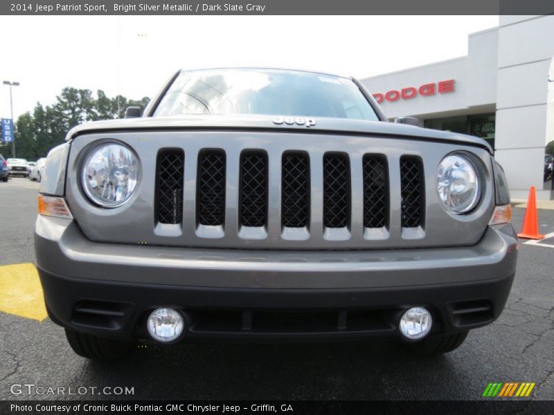 Bright Silver Metallic / Dark Slate Gray 2014 Jeep Patriot Sport