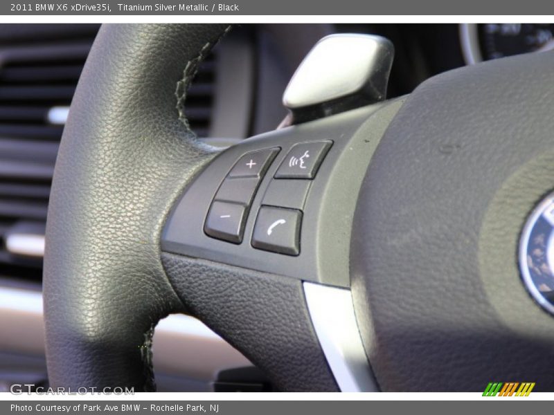 Titanium Silver Metallic / Black 2011 BMW X6 xDrive35i